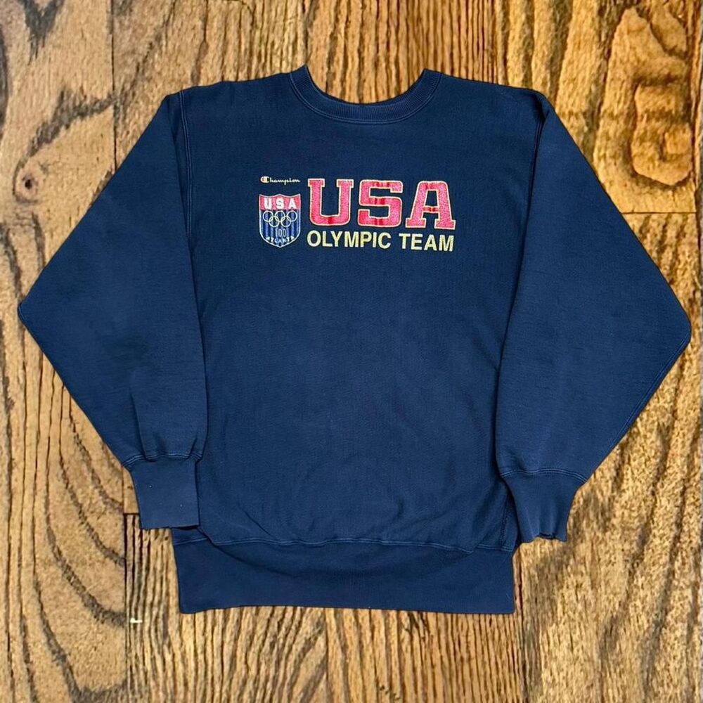 Vintage 90’s USA Olympic Team Champion Reverse Weave Crewneck Sweatshirt